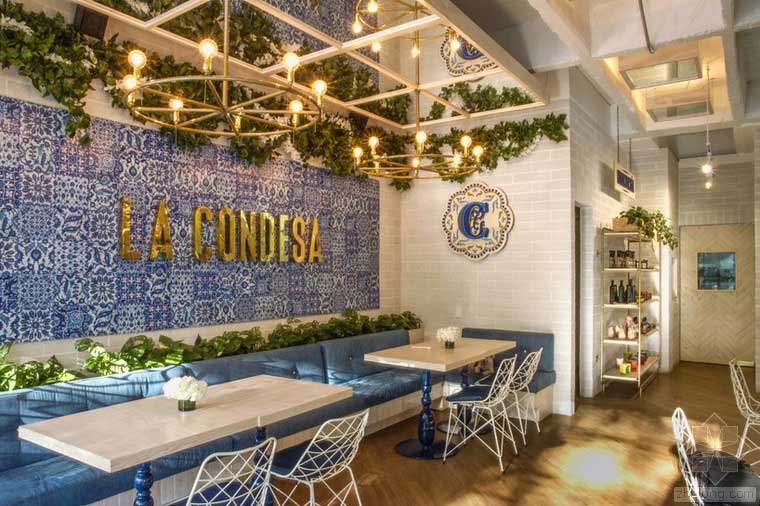 地中海风格的哥伦比亚La Condesa餐厅实景图.jpg