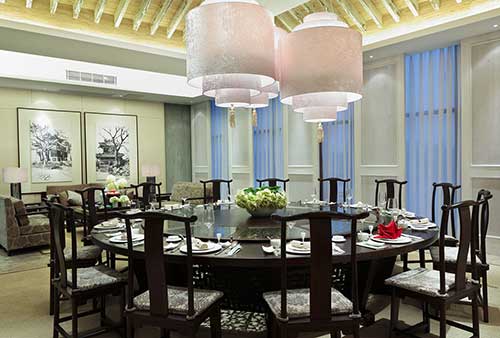 中式和西式餐厅设计在照明方面的差异