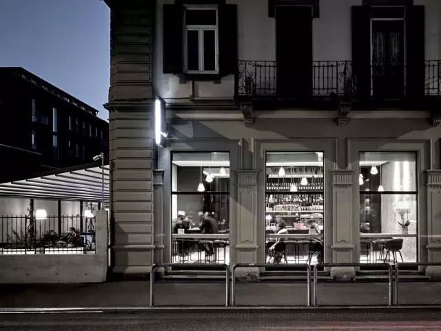 餐厅设计 | 360°灰创造的优雅空间-----瑞士Sport咖啡厅
